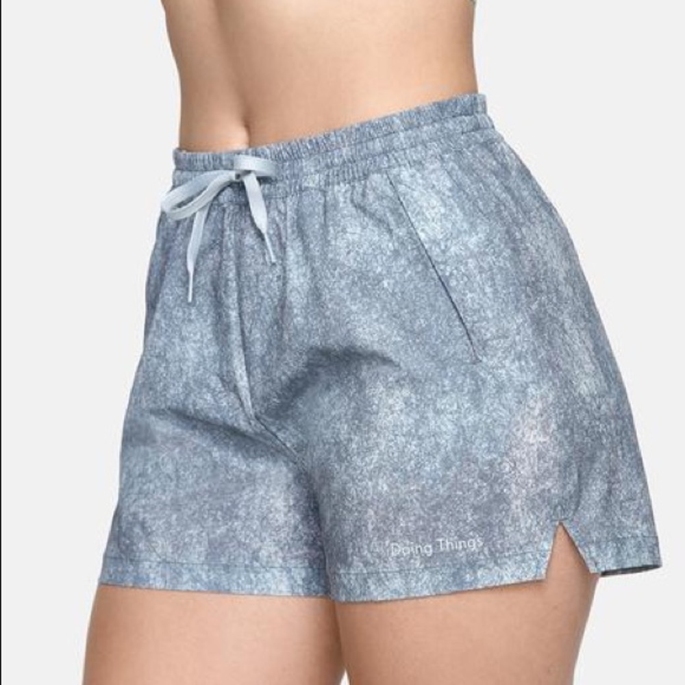 outdoor voices doing things short in blue marble